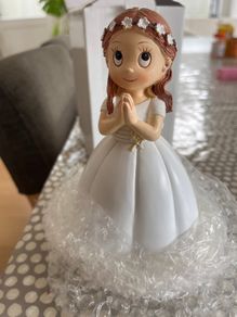 Cake topper for communion girl