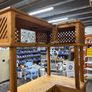 Modern wooden home bar Image 5