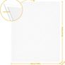 NEW SALE |  Panels 20x25cm-12 Packs Blank Art Canvases Pre Stretched Canvas Board, 100% Cotton Artist Painting Canvas for Acrylic, Oil Painting Wet Art Media Art Proje Image 4