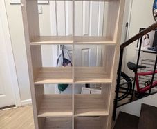 Oak-Effect Shelving Unit