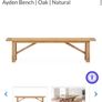 Dining table bench Image 3