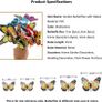24pcs Garden Butterflies on Sticks, Garden Ornaments Outdoor, Decorative Butterflies for Flower Pot/Plant/Yard/Garden Summer Houses, Fairy Garden Accessories (FREE SHIPPING) Image 3
