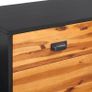 Sideboard Solid Acacia Wood 90x33.5x83 cm Image 5