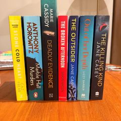 Selection of fiction books