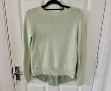 KEW 159 Mohair and Wool Pastel Green Jumper UK10