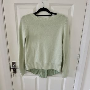 KEW 159 Mohair and Wool Pastel Green Jumper UK10