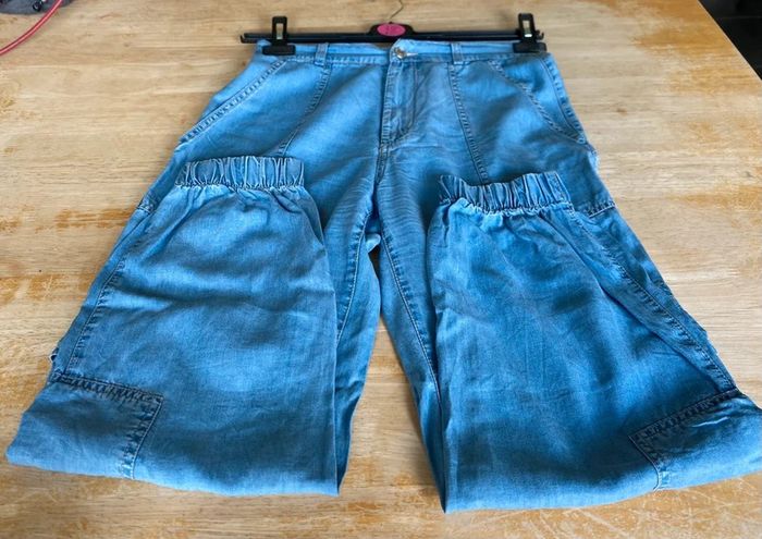 Summer lyocell denim combats