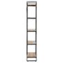 5-Tier Bookcase 90x30x180 cm Solid Reclaimed Wood Image 4