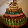 Handwoven mini round pot Image 2