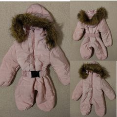 Waterproof hooded Pram Suit, all in one,
