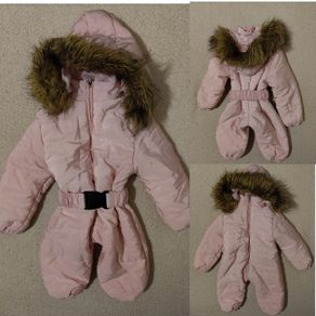 Waterproof hooded Pram Suit, all in one,
