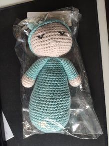 hand knitted toy