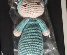 hand knitted toy