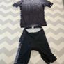 Cycling zip t shirt and padded cycling shorts Image 2