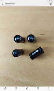 Brand New BMW M-Performance Black Dust Caps x4