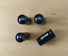 Brand New BMW M-Performance Black Dust Caps x4