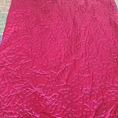 cotton and silk king size throw