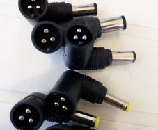 M1-M25 3 Pin Universal Laptop Adapter Charger DC Tips Connectors One end DC Charger and One end DC 3 Pin Jack Male Connector