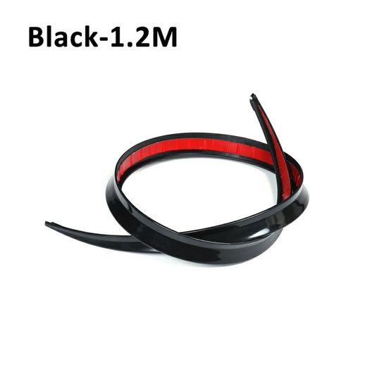 1.2 m black rear car spoiler with 3m adhesive