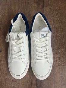 New Ralph Lauren white Hailey sneakers