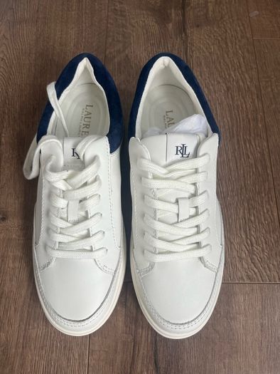 New Ralph Lauren white Hailey sneakers
