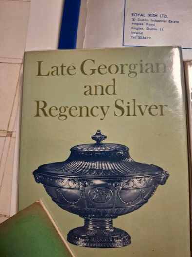 10 x Vintage1920's / 60's  Books on old silver from the 18th century