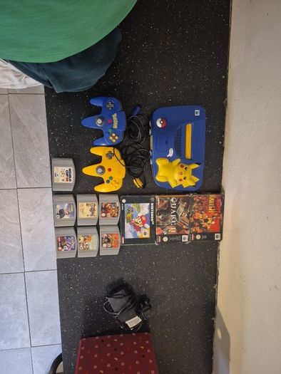 nintendo 64 pikachu edition