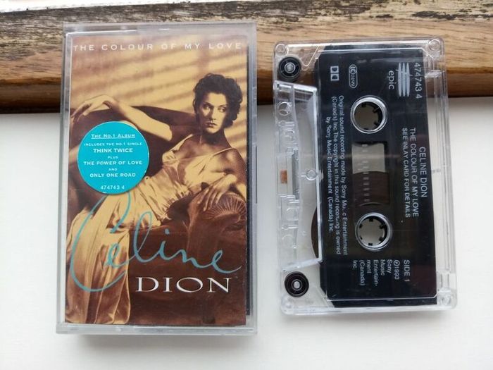 Celine Dion - The Colour Of My Love - Cassette Tape