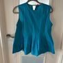 River Island Turquise Sleeveless Top Size 10 Image 2