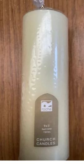 2 Large Candles