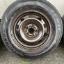 14" 5x100 VW steel wheels (Good tyres) Image 5