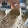 Bohemian style sportsgirl bag,macrame cross body Image 2