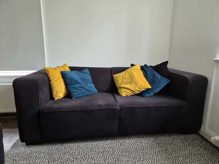 Sofa with ottoman