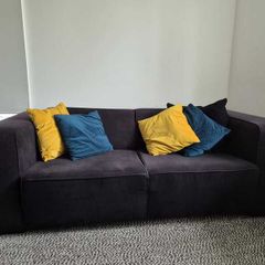 Sofa with ottoman