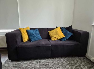Sofa with ottoman