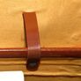Vintage Leather Brown Suitcase Image 3