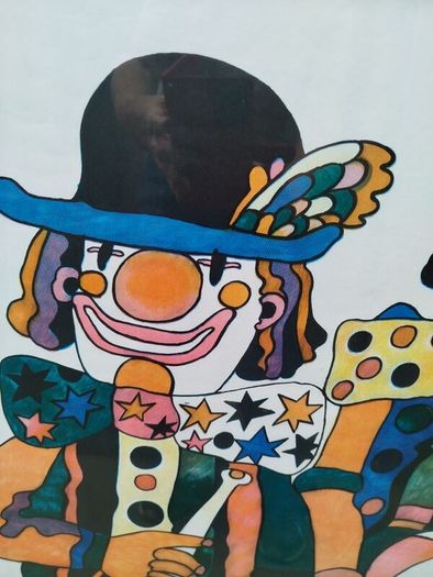 Vintage Clown Print