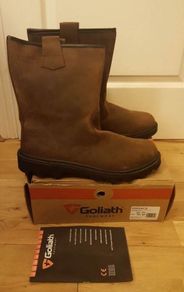 Mens Boots EU47 UK13 Oiled Leather Sherpa