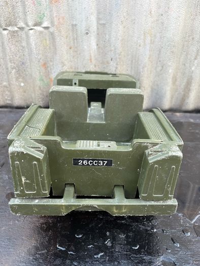 vintage Cherilea action man German motorcycle and sidecar plus battle worn Jeep