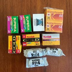 11 rolls - Vintage Expired 35mm Film Joblot