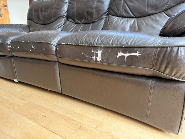 Free 3 Seat recliner sofa