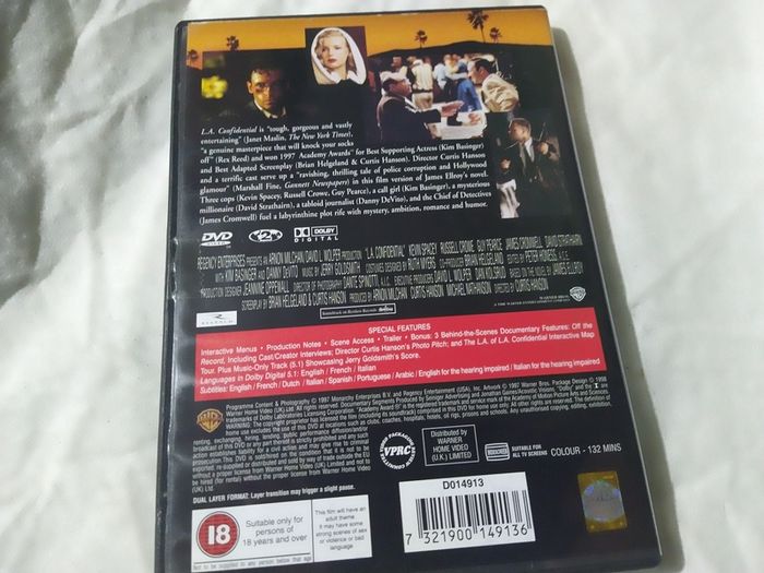 L.A. Confidential Dvd