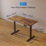 Electric Standing Desk Height Adjustable For Gaming and Computer, 120 x 60cm Sit Stand Image 4