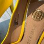 River Island High Heels Bright Yellow Size 6 Image 3