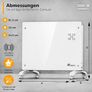 Electric Convection Heater 2000W WIFI Glass Convector Glass Heater 2000 W App WiFi Image 2