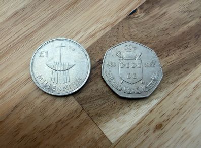 Irish Millenium coins