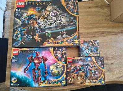 Lego sets 76156,76154,76145,76155- Eternals Sets