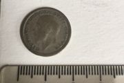 George V, silver six pence, c1920s