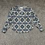 Claudie Pierlot Graphic Print Sz 6UK 2US XS Blue Textured Casual Boho Image 4