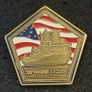United States Navy , USS ARLINGTON, commerative coin. Image 2